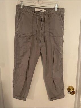 Sonoma womens Cargo Drawstring Pants in Gray